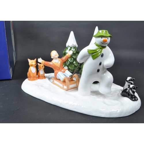 116 - Coalport Characters - The Snowman - A 2005 limited edition ceramic figurine, 'Winter Fun' 1304 out o... 