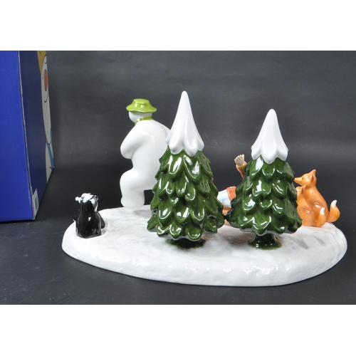 116 - Coalport Characters - The Snowman - A 2005 limited edition ceramic figurine, 'Winter Fun' 1304 out o... 