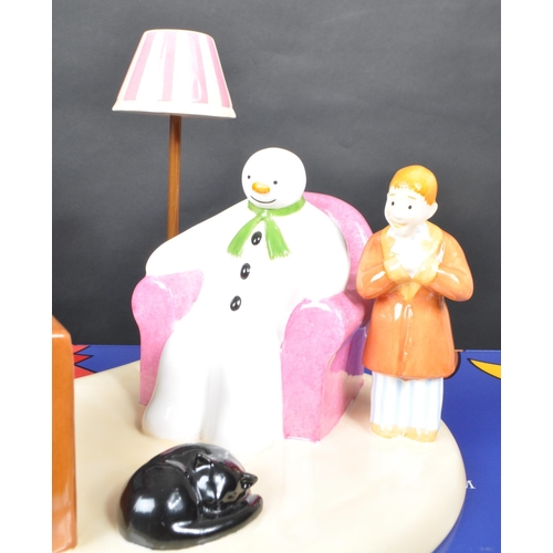 118 - Coalport Characters - The Snowman - Two 21st-century limited edition ceramic figurines, comprising o... 