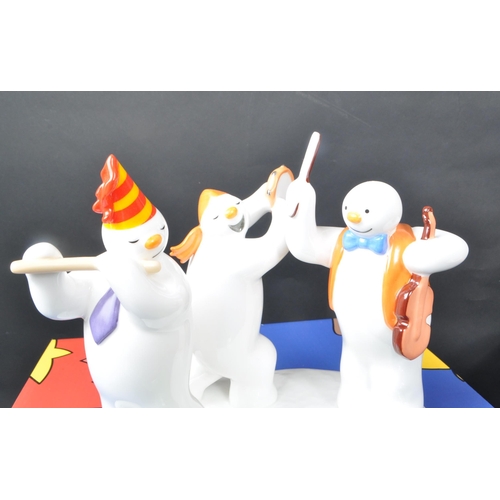 118 - Coalport Characters - The Snowman - Two 21st-century limited edition ceramic figurines, comprising o... 