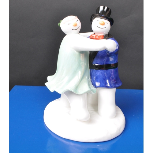 120 - Coalport Characters - The Snowman - Three 21st-century limited edition ceramic figurines, comprising... 