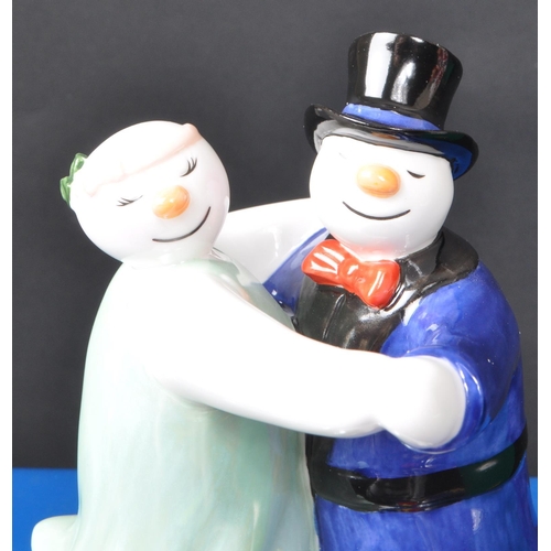 120 - Coalport Characters - The Snowman - Three 21st-century limited edition ceramic figurines, comprising... 