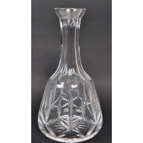 139 - A collection of eight crystal glass pieces, including a carafe, jug, two bowls, tumbler, decanter wi... 