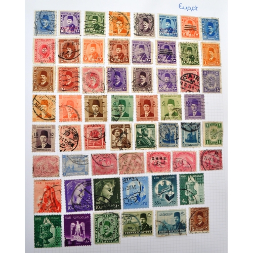 508 - A collection of mostly South American and French Colonies 19th and 20th century postage stamps. Havi... 