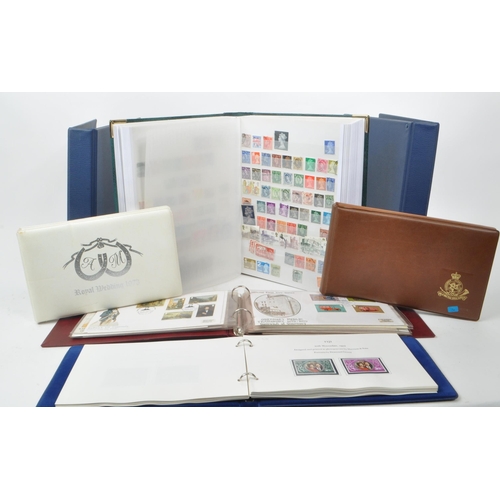 524 - A collection of 20th century British and Foreign postage stamps and first day covers. The collection... 