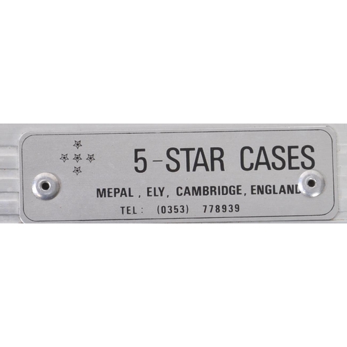 341 - 5 Star Cases - A late 20th century circa 1990s 5 Star Cases aluminium rifle case. The case of marine... 