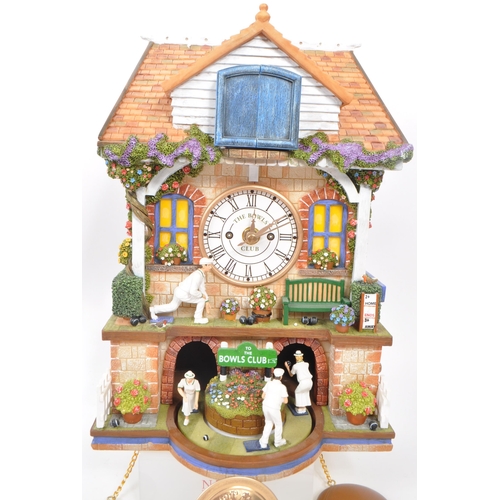 334 - The Bradford Exchange - A 21st-century 'The Spirit of The Bowls' cuckoo clock. The clock is crafted ... 