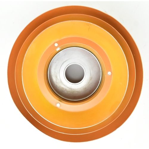 106 - Carl Thore for Granhaga - a retro mid century Danish designer ceiling light. The light having gradua... 