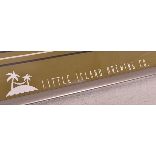 124 - Little Island Brewing Co. - a full-colour art promotional advertising point of sale poster. The post... 