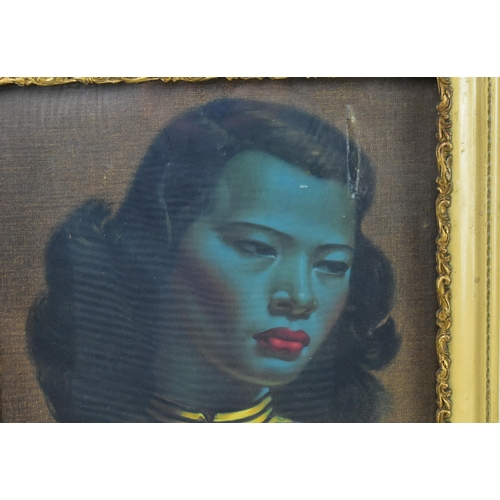 136 - After Vladimir Tretchikoff - The Chinese Girl - Boots - a mid 20th century retro print of the painti... 