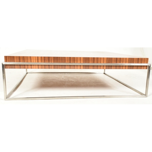 141 - BoConcept - Lugo - a vintage mid century low veneered coffee table in the style of Merrow Associates... 