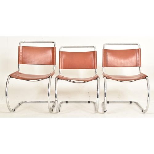 150 - Ludwig Mies Van Der Rohe - Thonet - S533L / MR10 - a mixed set of five retro 20th century Designer l... 