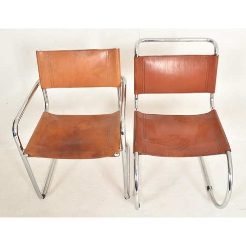 150 - Ludwig Mies Van Der Rohe - Thonet - S533L / MR10 - a mixed set of five retro 20th century Designer l... 