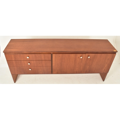 154 - Richard Young for Merrow Furniture - a vintage 20th century teak veneered sideboard. The sideboard f... 