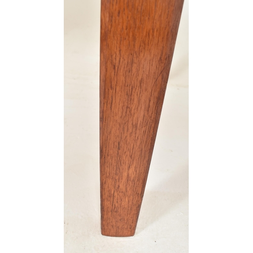 158 - Gordon Russell of Broadway is a large retro mid-20th-century teak wood extending dining table. The t... 