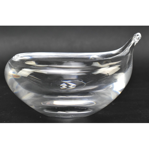 159 - Hanne Dreutler for Åhus glashytta - a vintage 20th century c1991 Swedish glass bowl / trinket dish. ... 