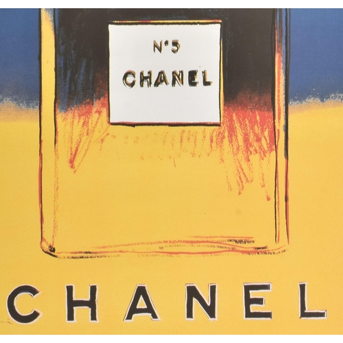 170 - Andy Warhol (American, 1928-1987) - a vintage 1997 Chanel No. 5 pop art lithograph poster. The poste... 