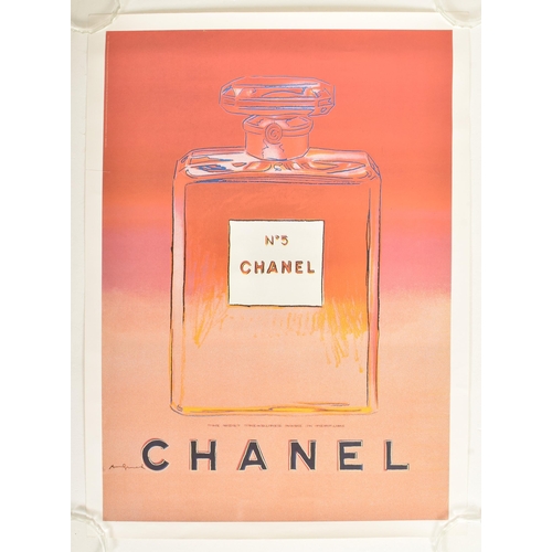 190 - Andy Warhol (American, 1928-1987) - a vintage 1997 Chanel No. 5 pop art lithograph poster. The poste... 