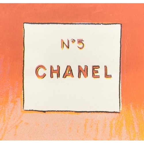 190 - Andy Warhol (American, 1928-1987) - a vintage 1997 Chanel No. 5 pop art lithograph poster. The poste... 