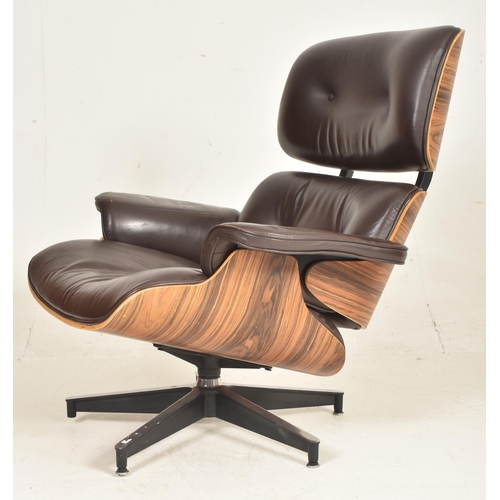 250 - After Charles & Ray Eames - Herman Miller - Lounge Chair - A contemporary Eames style retro vint... 