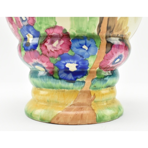 252 - Clarice Cliff - Bizarre Range - an early to mid century ceramic vase in the Bizarre design. The vase... 