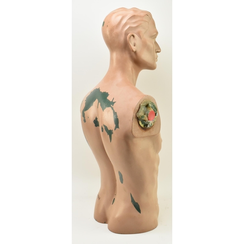 259 - Gemini - a vintage late 20th century plastic painted model torso male mannequin. The mannequin from ... 