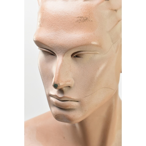 259 - Gemini - a vintage late 20th century plastic painted model torso male mannequin. The mannequin from ... 