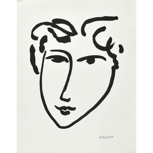 267 - Henri Matisse (French, 1869-1954) - a selection of four 20th century serigraph prints. Each of recta... 