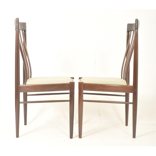 282 - Bramin - a mid century Danish Design mahogany extending dining table with six chairs. The dining tab... 