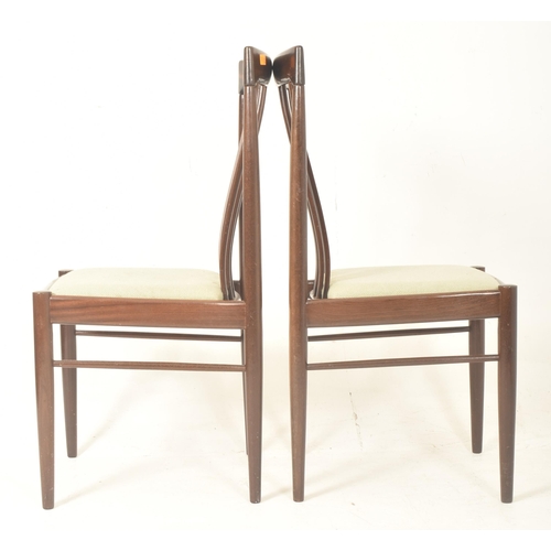 282 - Bramin - a mid century Danish Design mahogany extending dining table with six chairs. The dining tab... 