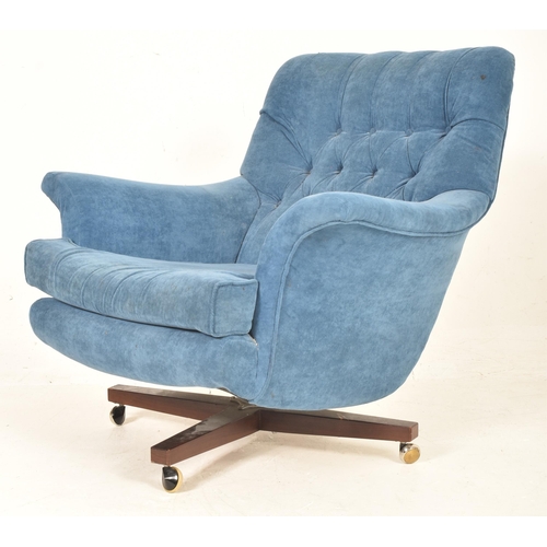 3 - G Plan - a retro 20th century 1960s easy / lounge chair / armchair. The chair having a wide seat, bu... 