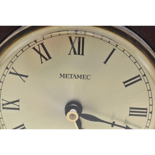 305 - Metamec - four vintage mid century 1960s & later desk clocks. The mantle clocks of various forms... 