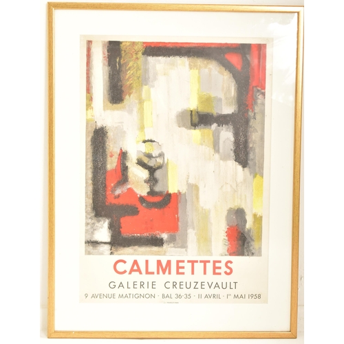 331 - Jean-Marie Calmettes (French 1918-2007) - A vintage 20th century 1958 advertising poster for Calmett... 