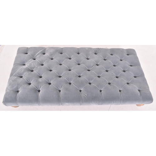 342 - Rose & Grey - Casper Ottoman - a large contemporary designer low ottoman / footrest stool. The o... 