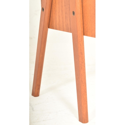 40 - Arne Vodder, Denmark - a retro mid 20th century circa 1960s teak wood cheval mirror with single draw... 