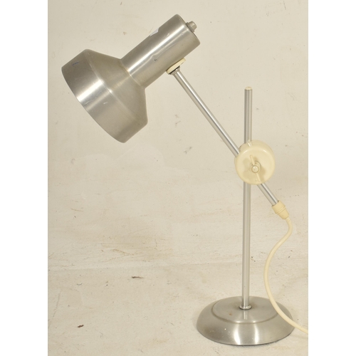 447 - Terence Conran for Habitat - two vintage 1980s Maclamps, being a white standing Mac Lamp on adjustab... 