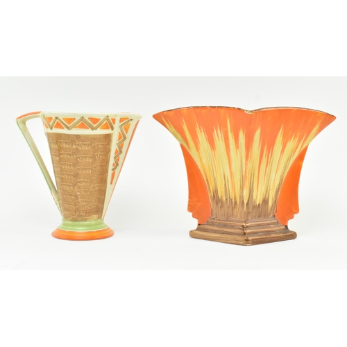 454 - Myott, Son & Co. - a collection of four pieces of early 20th century 1930s Art Deco ceramics. Th... 