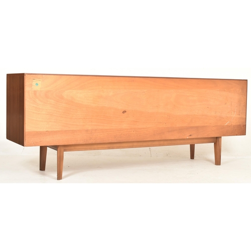 455 - Morris Of Glasgow (believed) - a retro mid 20th century walnut sideboard credenza. The sideboard hav... 