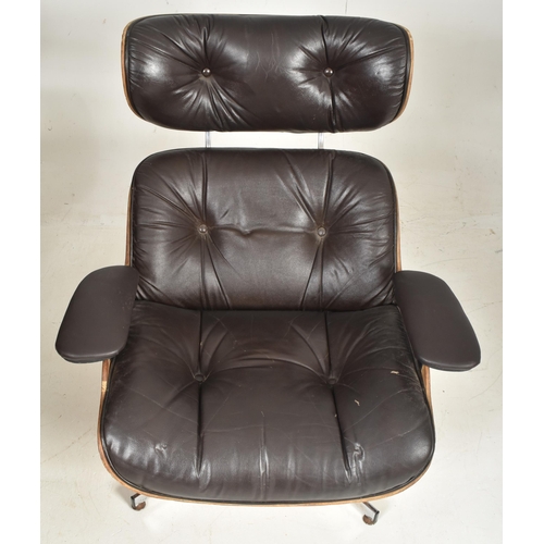 470 - After Charles & Ray Eames - Herman Miller - Lounge Chair - a vintage 20th century American Eames man... 