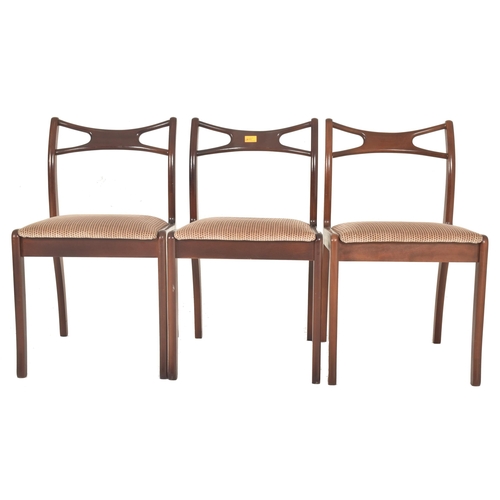 493 - In the manner of Johannes Andersen, Denmark - a set of six retro 20th century Danish inspired teak &... 