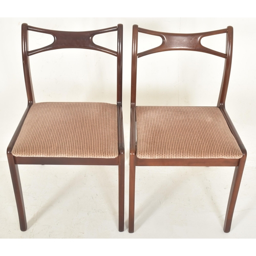 493 - In the manner of Johannes Andersen, Denmark - a set of six retro 20th century Danish inspired teak &... 