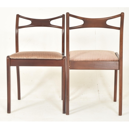 493 - In the manner of Johannes Andersen, Denmark - a set of six retro 20th century Danish inspired teak &... 