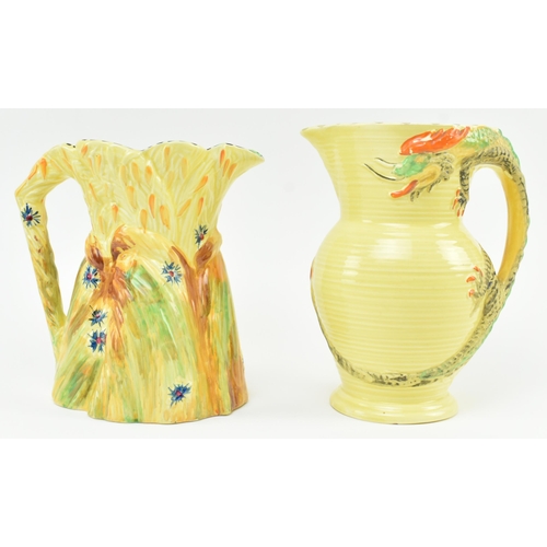 507 - Burleigh Ware & Myott, Son & Co - a collection of three Art Deco early 20th century circa 19... 