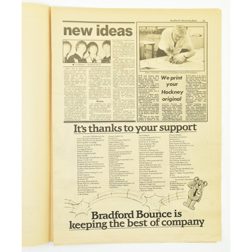 515 - After David Hockney RA (British, b. 1937) - Newsprint - ' A Bounce for Bradford ' - A limited editio... 