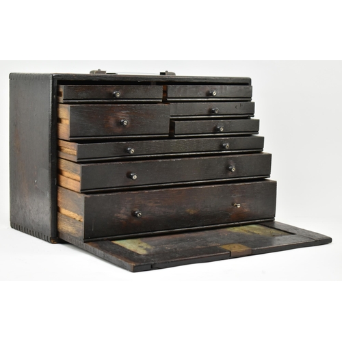 535 - Neslein - an early 20th century circa 1930s - 1940s mahogany cased engineer's / workman's tool chest... 