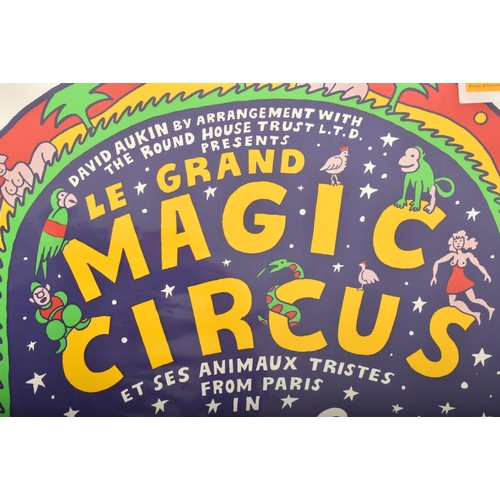 538 - Le Grand Magic Circus in Robinson Crusoe - a vintage mid 20th century circa 1960s silkscreen printed... 