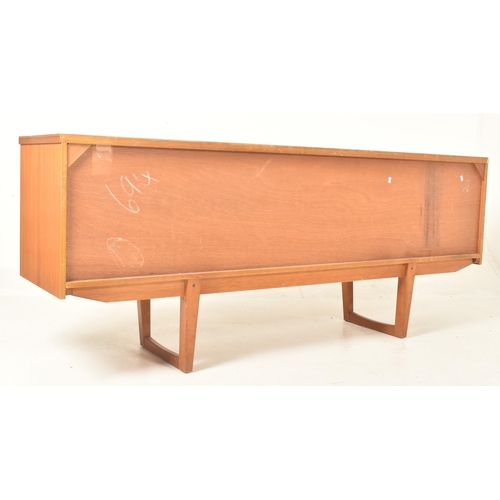 539 - Stonehill Furniture - a vintage mid 20th century teak veneered sideboard. The sideboard featuring th... 