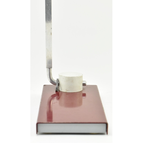 551 - Tischleuchte - a retro 20th century painted metal Space Age desk office table lamp light. The lamp h... 