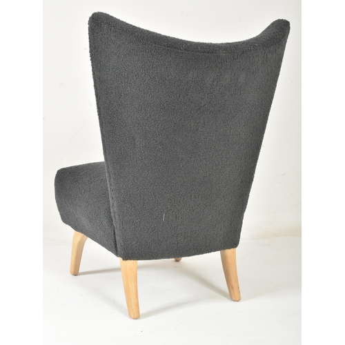 590 - Howard Keith - Encore Chair - a retro mid 20th century circa 1950s / 60s upholstered & beech woo... 