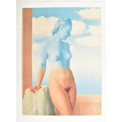 592 - Rene Magritte (French, 1898-1967) - three Surrealist offset lithograph poster prints. The lot compri... 